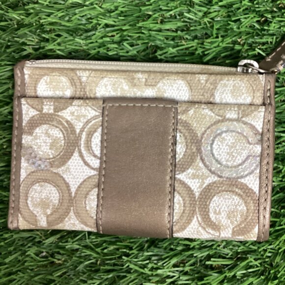 Coach Poppy Kristin Logo Small Shoulder Bag & Card Wallet - Picture 3 of 16